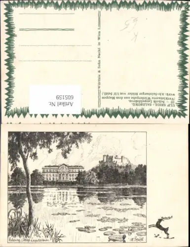 605159,Künstler Ak Ulf Seidl Salzburg Schloss Leopoldskron