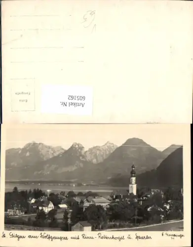 605162,Foto Ak St Gilgen a. Wolfgangsee Ansicht pub Gastberger 71