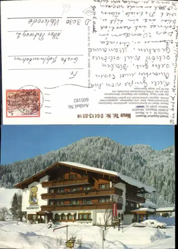 605182,Wagrain Hotel Gasthof Moawirt Winteransicht