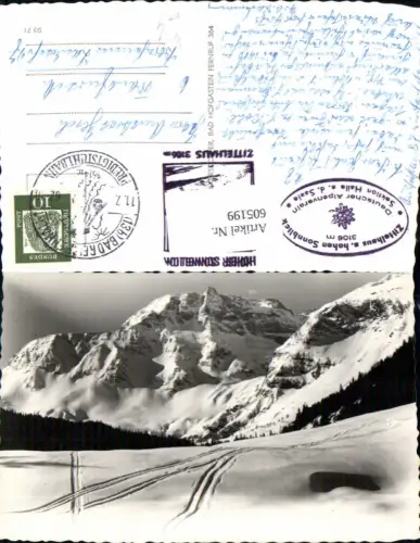 605199,Foto Ak Berglandschaft b. Rauris Zittelhaus Hohen Sonnblick Wintersport