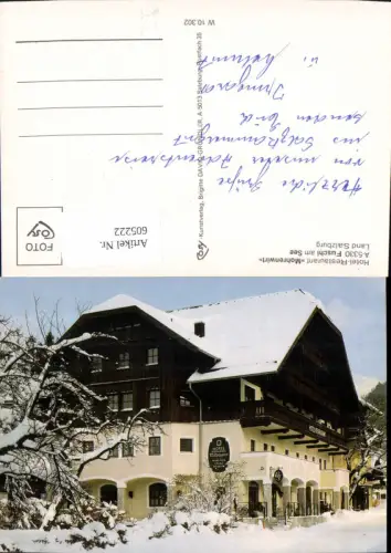605222,Fuschl a. See Hotel Restaurant Mohrenwirt Winteransicht