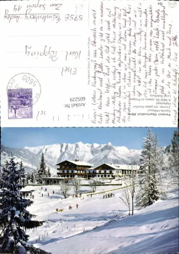 605229,St Johann i. Pongau Pension Oberforsthof Winteransicht