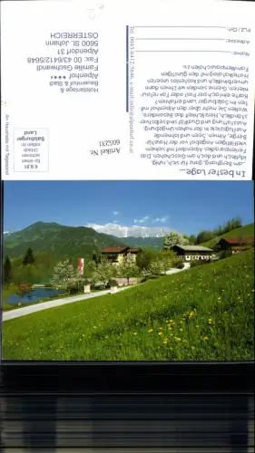 605231,St Johann i. Pongau Alpenhof Fam. Gschwandl