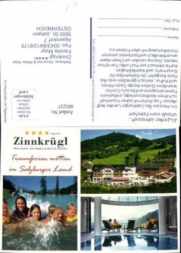 605237,St Johann i. Pongau Hotel Zinnkrügl