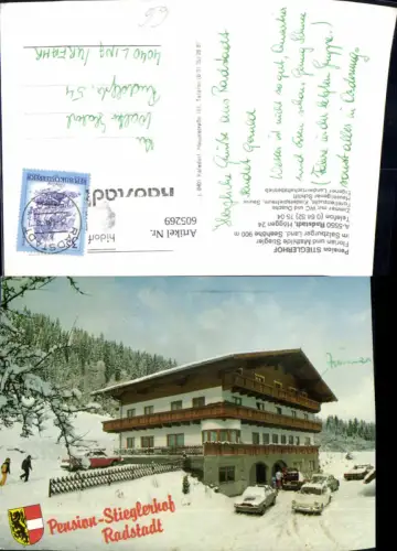 605269,Radstadt Pension Stieglerhof Winteransicht