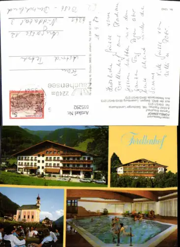 605292,Mehrbild Ak Flachau Hotel Restaurant Forellenhof