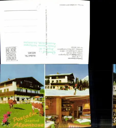 605305,Mehrbild Ak Strobl a. Wolfgangsee Gasthof Alpenrose