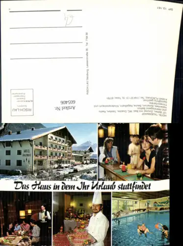 605406,Mehrbild Ak Flachau Hotel Tauernhof