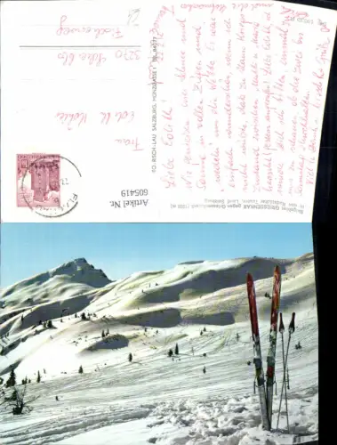 605419,Flachau Griessenkar geg. Griessenkareck Radstädter Tauern Wintersport