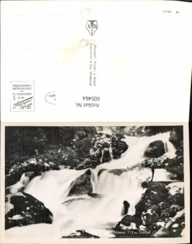 605464,Foto Ak Abtenau Tricklfall Wasserfall