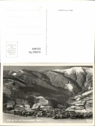 605469,Foto Ak Zell a. See m. Schmittenhöhe Winteransicht pub Cosy