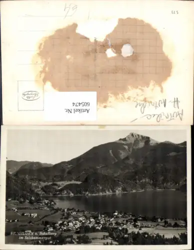 605474,Foto Ak St Gilgen a. Wolfgangsee Salzkammergut