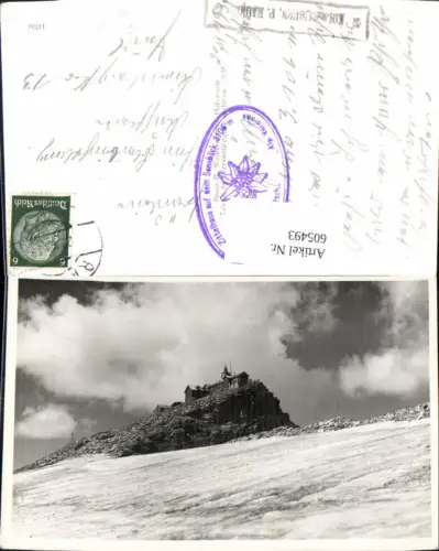 605493,Foto Ak Rauris Zittelhaus Winteransicht Stempel Kolm Saigurn Post Rauris