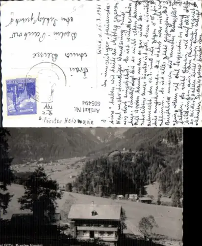 605494,Foto Ak Krimml Pension Breuern