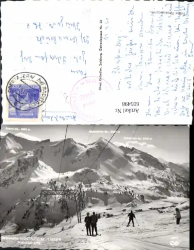 605498,Obertauern Radstädter Tauern Plattenkar-Lift Skilift Wintersport