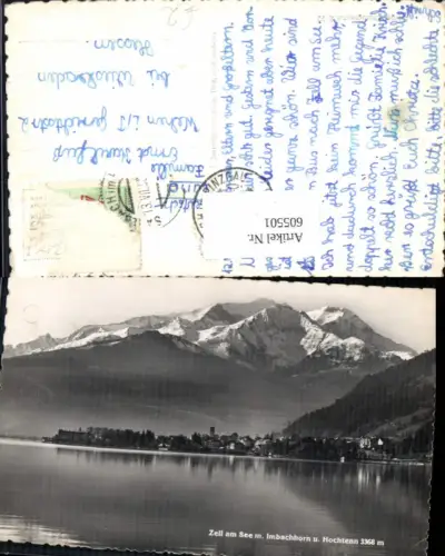 605501,Foto Ak Zell a. See Imbachhorn u. Hochtenn