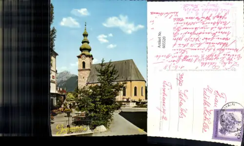 605520,Großgmain Ansicht m. Kirche