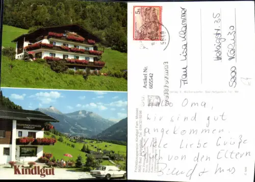 605542,Mehrbild Ak Bad Hofgastein Frühstückspension Kindlgut