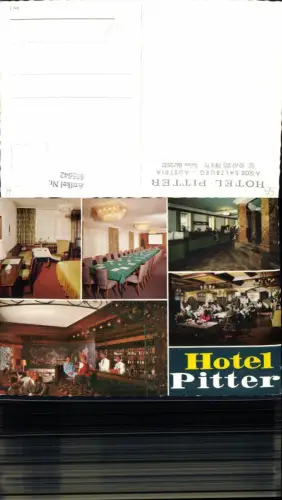 605642,Mehrbild Ak Salzburg Hotel Pitter