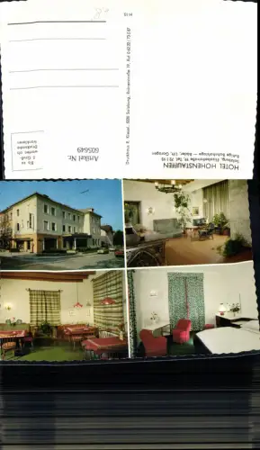 605649,Mehrbild Ak Salzburg Hotel Hohenstauffen