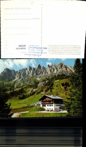 605698,Mühlbach Bischofshofen Arthurhaus m. Manndlwand Hochkönig