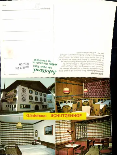 605709,Mehrbild Ak Bischofshofen Schützenhof