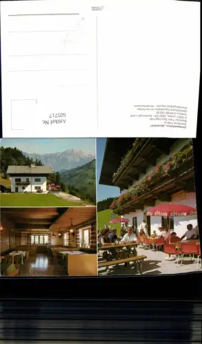 605717,Mehrbild Ak Unken Lofer Jausenstation Moarlack Reklame Schirm Africola