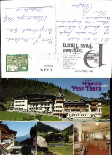 605751,Mehrbild Ak Mittersill Ferienhotel Pass Thurn