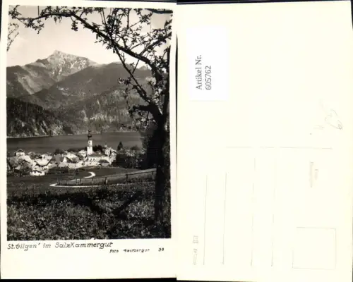 605762,Foto Ak St Gilgen a. Wolfgangsee Salzkammergut pub Gastberger 39