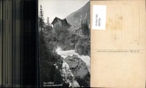 605764,Krimml Mittlerer Krimmler Wasserfall