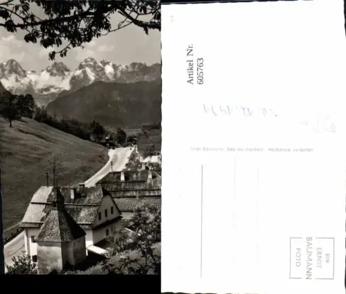 605763,Foto Ak Melleck m. Loferer Steinbergen pub E. Baumann 630