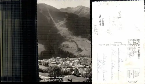 605771,Foto Ak Saalbach Saalbach-Hinterglemm m. Schattberg
