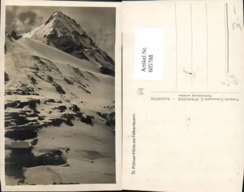 605788,St Pöltner Hütte a. Felbertauern Mittersill pub C. Jurischek