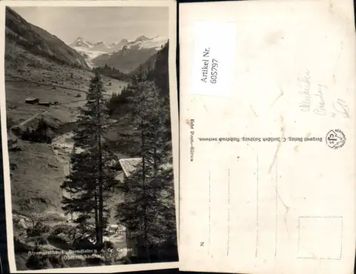 605797,Foto Ak Neukirchen am Großvenediger Alpengasthaus Berndlalm g. d. Gr. Geiger Obersulzbachtal