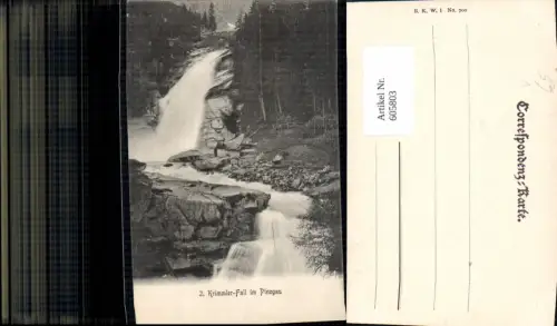 605803,Krimml Krimmler Wasserfall Pinzgau pub B.K.W.I. 700