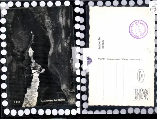 605806,Foto Ak Lammeröfen b. Golling Oberscheffau Scheffau