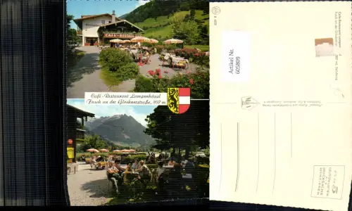 605809,Mehrbild Ak Fusch a. d. Glocknerstraße Cafe Restaurant Lampenhäusl