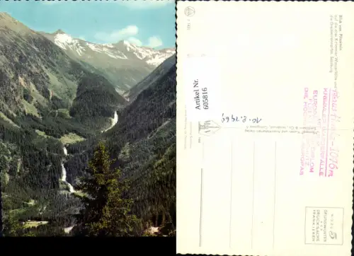 605816,Krimml Blick v. Filzstein Drei Krimmler Wasserfälle u. Dreiherrenspitze