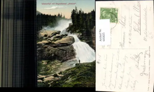 605825,Krimml Wasserfall u. Regenkanzel
