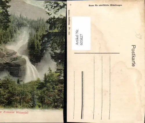 605827,Krimml Unterer Krimmler Wasserfall
