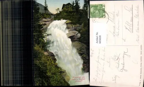 605828,Krimml Wasserfall m. Hofers Gasthof