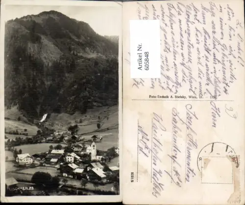 605848,Foto Ak Fusch b. Salzburg Ansicht m. Kirche