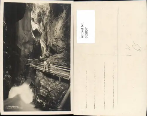 605857,Foto Ak Kaprun Sigmund-Thun Klamm Kaprunertal