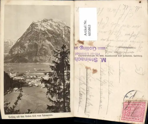 605863,Golling m. d. Hohen Göll v. Rabenstein