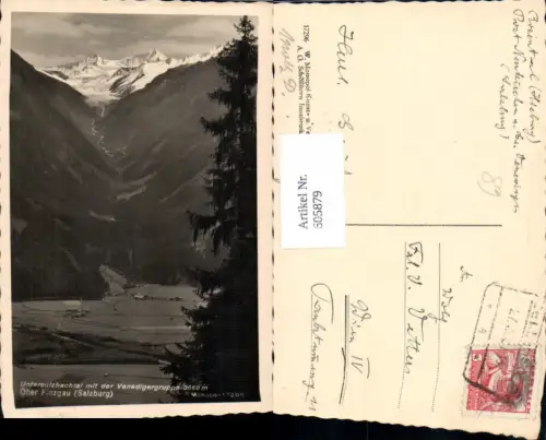 605879,Foto Ak Untersulzbachtal m. d. Venedigergruppe Oberpinzgau Zell a. See