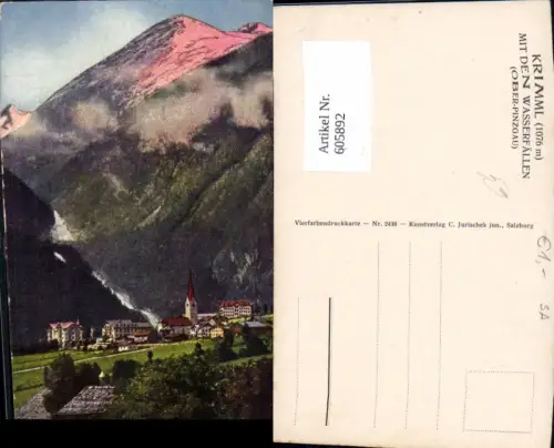 605892,Krimml m. d. Wasserfällen Oberpinzgau
