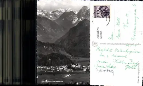 605904,Foto Ak Golling m. d. Dachstein