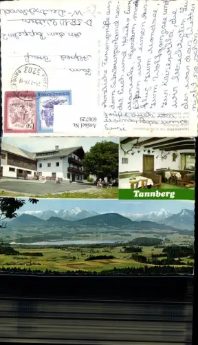 606729,Mehrbild Ak Tannberg b. Köstendorf Gasthof Mitter Blick Flauchgau