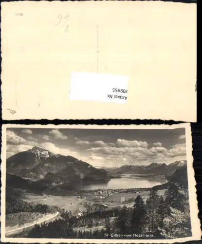 709955 St. Gilgen am Wolfgangsee Mozartblick pub Gastberger