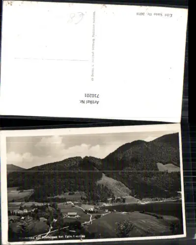 710201 Foto AK Vordersee a. Hintersee b. Faistenau